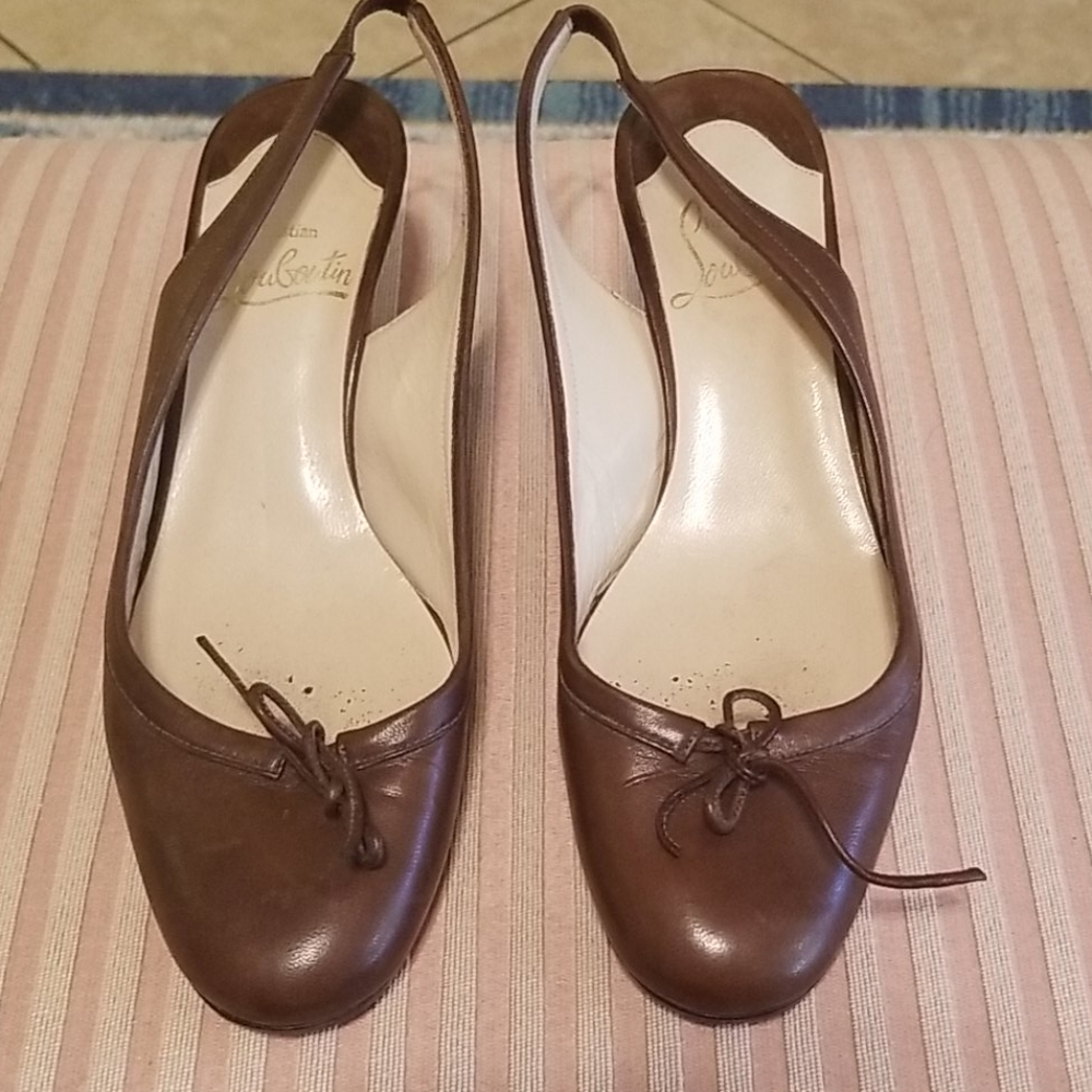 Authentic Christian Louboutin heel (resole)